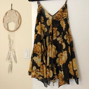 FREE PEOPLE Sunflower Festival Swing Dress